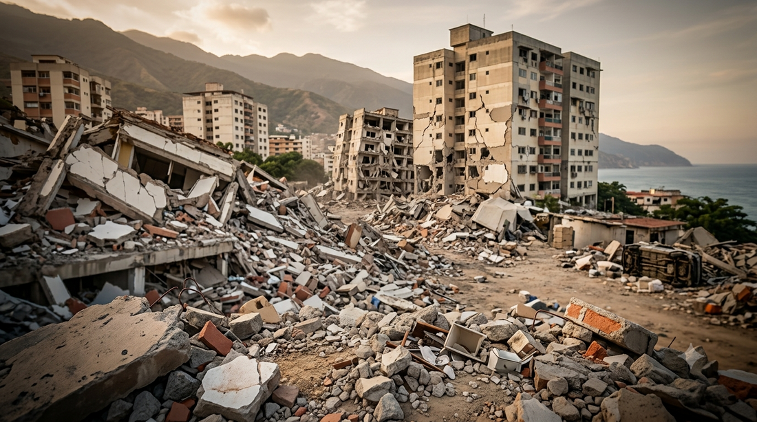 Destruccion terremoto venezuela
