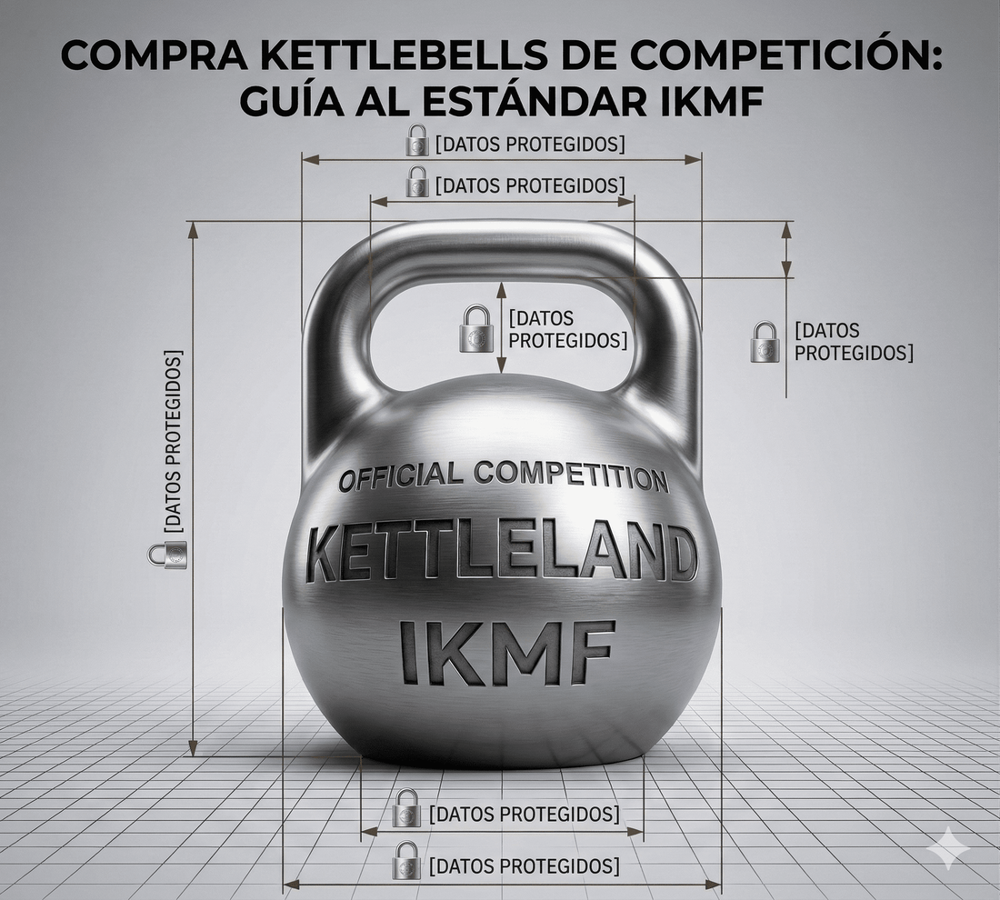 Medidas Oficiales de una Kettlebell de Competición (Guía Técnica 2026) - Kettleland - Material Oficial Federación IKMF