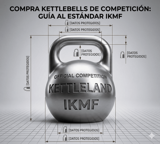 Medidas Oficiales de una Kettlebell de Competición (Guía Técnica 2026) - Kettleland - Material Oficial Federación IKMF