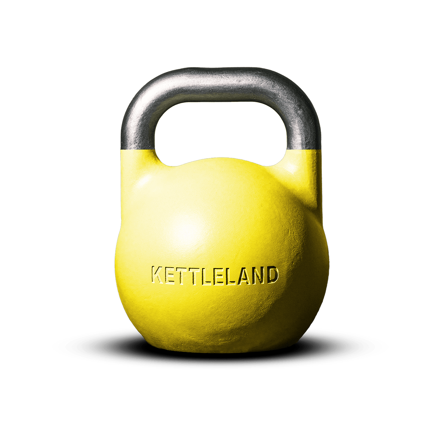 Kettlebell de Competición Profesional Kettleland – Acero Sólido – Peso 16 kg Kettleland - Material Oficial Mundiales IKMF - Kettleland Mallorca