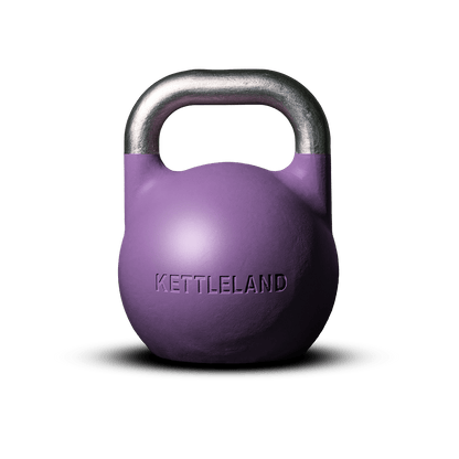 Kettlebell de Competición Profesional Kettleland– Acero Sólido – Peso 20 kg Kettleland - Material Oficial Mundiales IKMF - Kettleland Mallorca