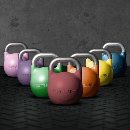 Pack completo Kettlebells Kettleland Kettleland - Material Oficial Mundiales IKMF - Kettleland Mallorca