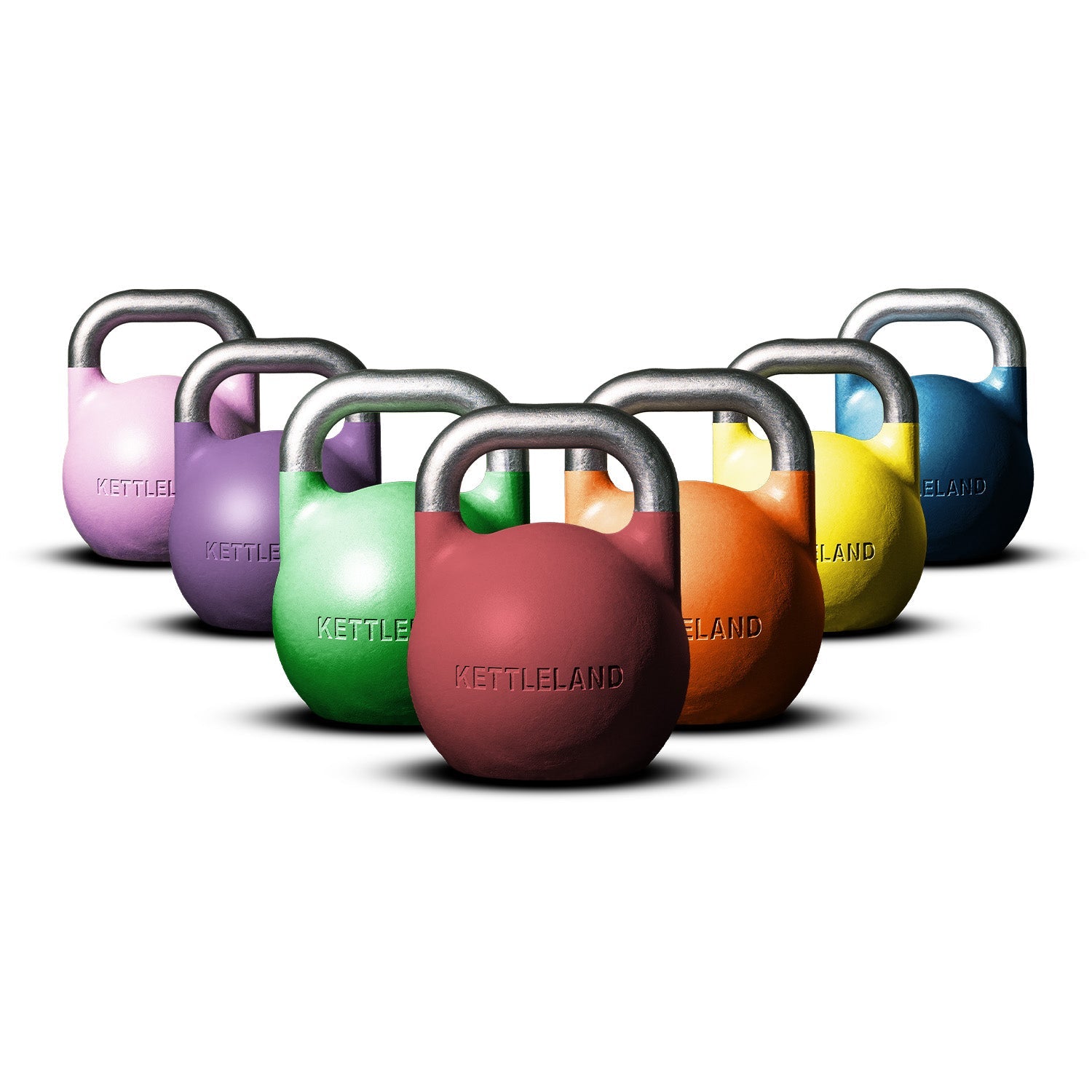 Pack completo Kettlebells Kettleland Kettleland - Material Oficial Mundiales IKMF - Kettleland Mallorca