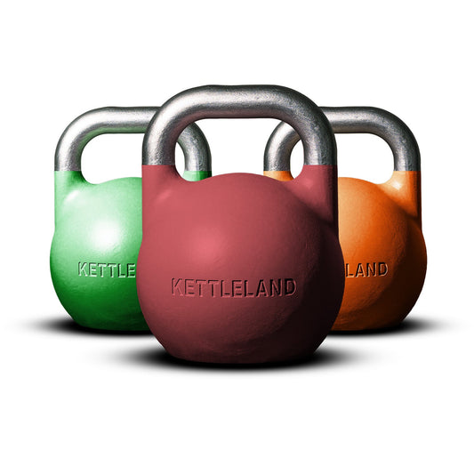 Pack PRO Kettlebells Kettleland Kettleland - Material Oficial Mundiales IKMF - Kettleland Mallorca